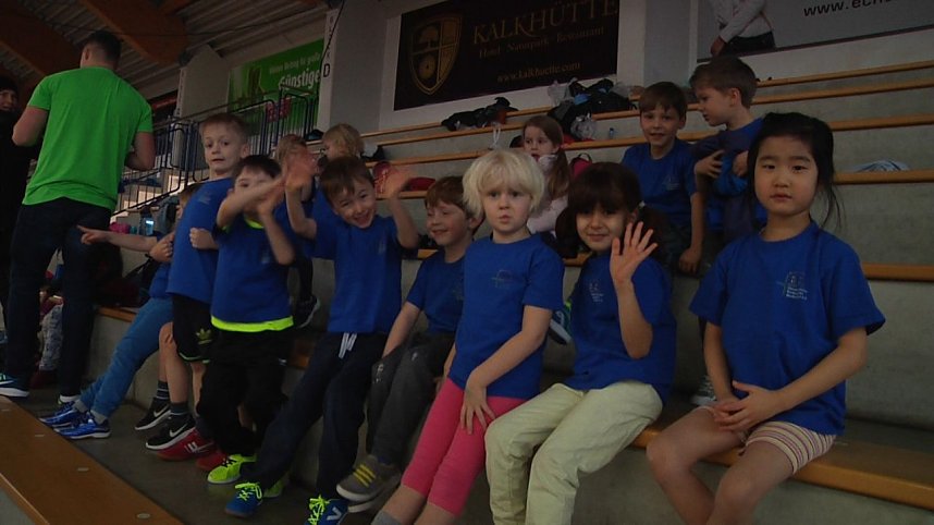 Kindergartensporttag in der Wiedigsburghalle