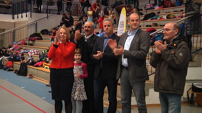 Kindergartensporttag in der Wiedigsburghalle