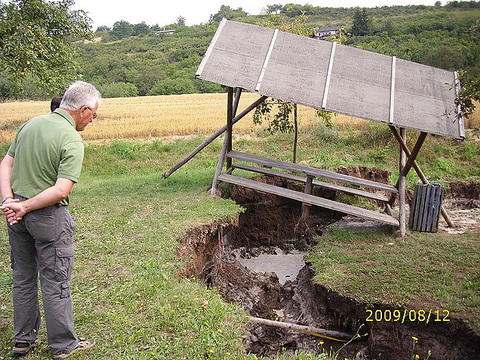 Erdrutsch in Bad Frankenhausen