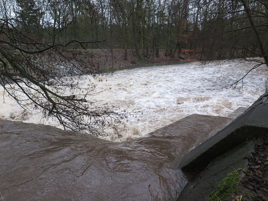 Die Zorge in Nordhausen am Vormittag