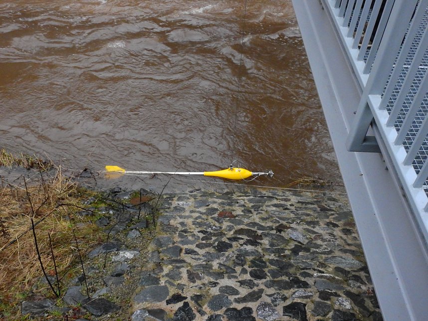 Die Bere f&uuml;hrt Hochwasser