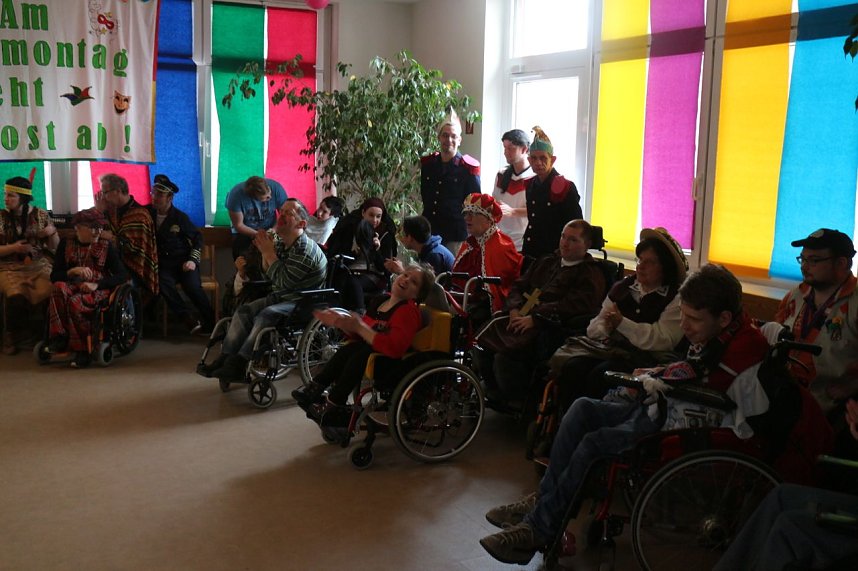 Rosenmontag bei der Nordth&uuml;ringer Lebenshilfe