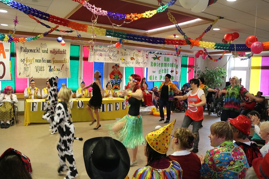 Rosenmontag bei der Nordth&uuml;ringer Lebenshilfe