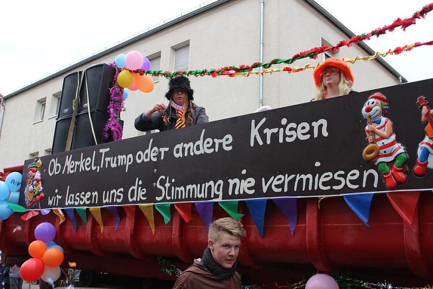 N&auml;rrinnen und Narren ziehen durch die Stadt (2)