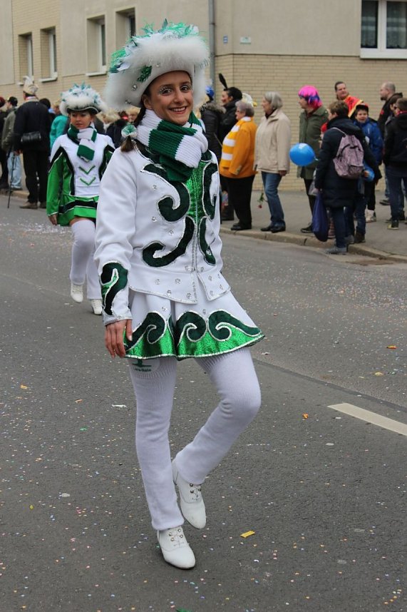 N&auml;rrinnen und Narren ziehen durch die Stadt (2)