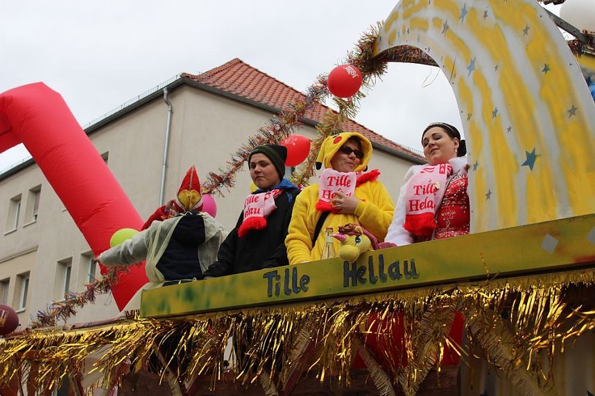N&auml;rrinnen und Narren ziehen durch die Stadt (2)