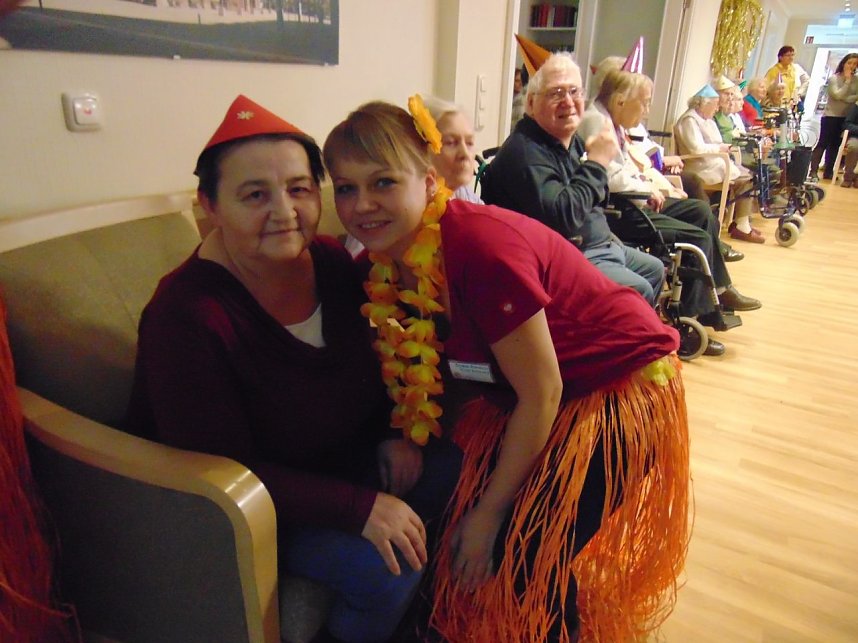 N&auml;rrisches Treiben im Sonnenhof