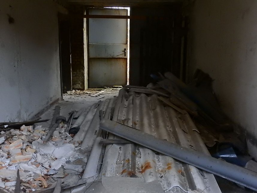 Peter Blei in der Brikettfabrik