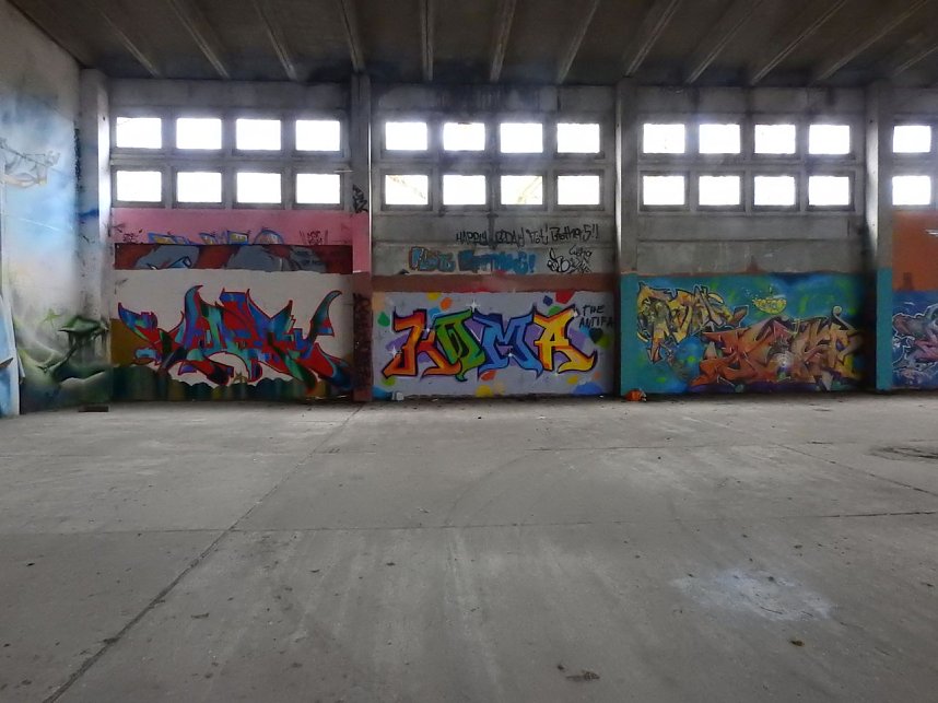 Peter Blei in der Brikettfabrik