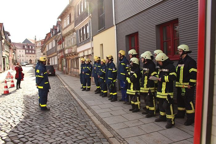 Gemeinsame &Uuml;bung von THW und Feuerwehr Gro&szlig;wechsungen