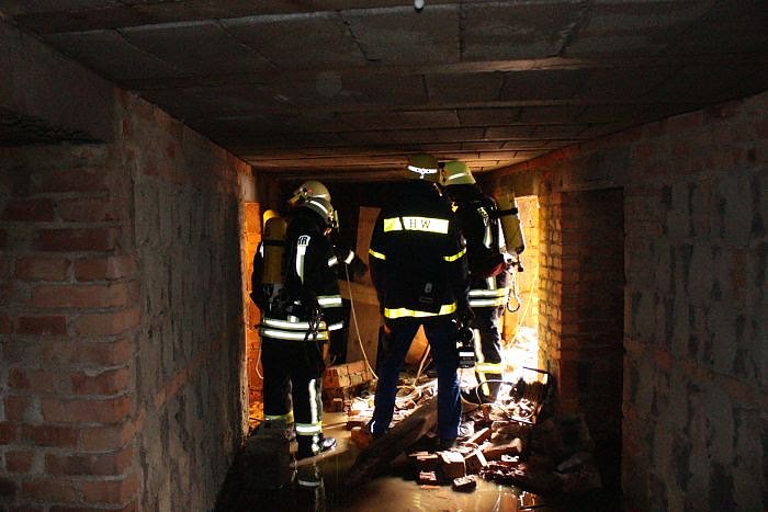 Gemeinsame &Uuml;bung von THW und Feuerwehr Gro&szlig;wechsungen