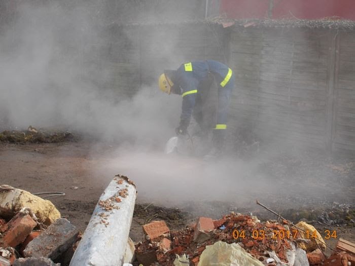 Gemeinsame &Uuml;bung von THW und Feuerwehr Gro&szlig;wechsungen
