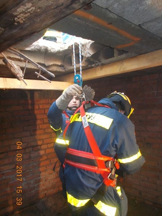 Gemeinsame &Uuml;bung von THW und Feuerwehr Gro&szlig;wechsungen