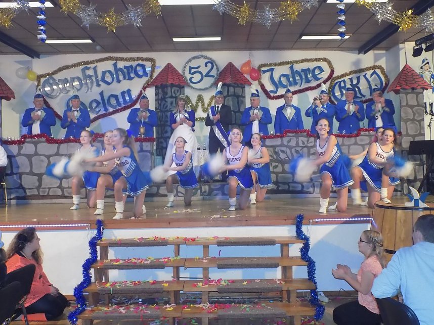 52 Jahre Karneval in Gro&szlig;lohra � viel Schunkeln, viel Lachen, viel Applaus