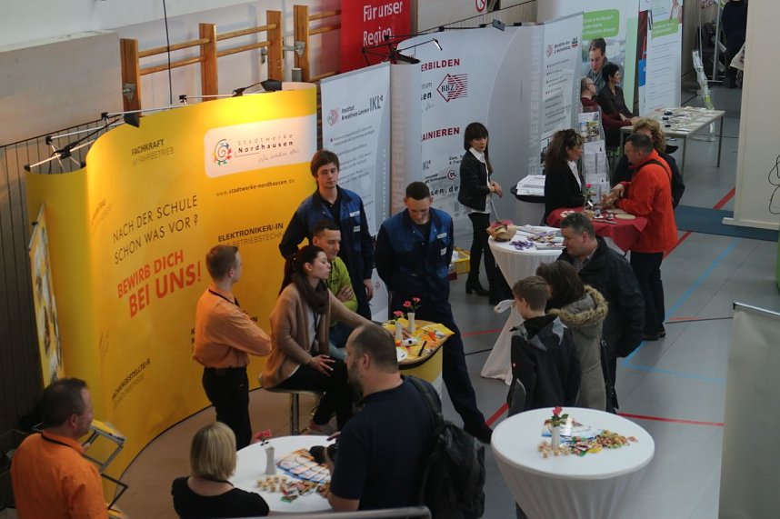 19. Forum Berufsstart in der Wiedigsburghalle Nordhausen