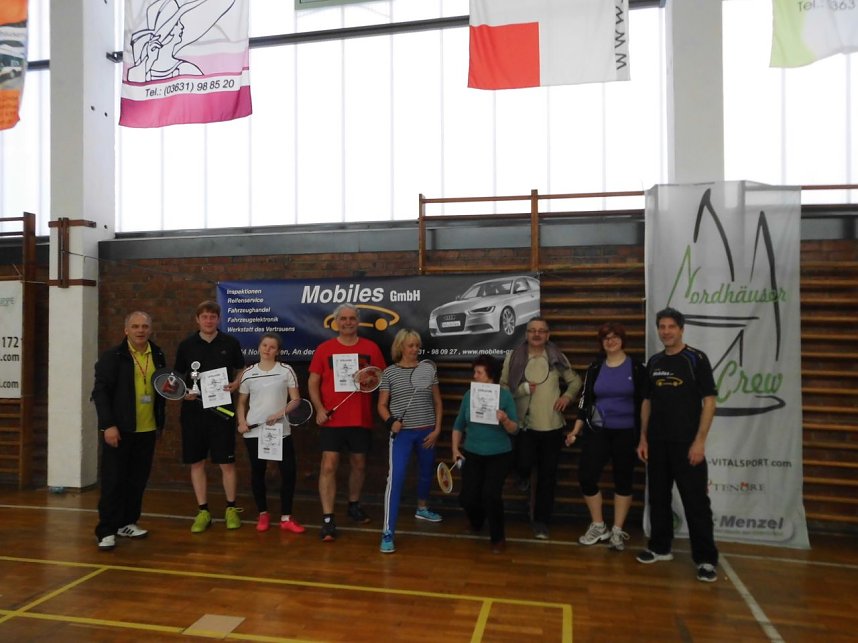 1. Nordh&auml;user Stadtmeisterschaft im Badminton
