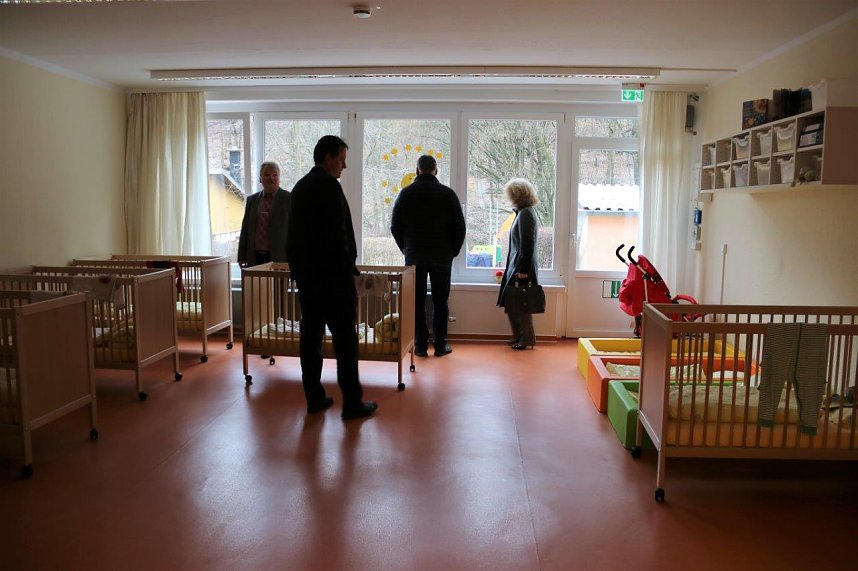 In S&uuml;lzhayn gibt es wieder eine Kinderkrippe, wurden insgesamt 24 weitere Pl&auml;tze f&uuml;r M&auml;dchen und Jungen unter drei Jahren geschaffen