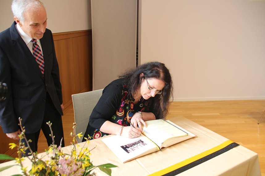 Con fermezza im Ehrenbuch der Stadt Nordhausen