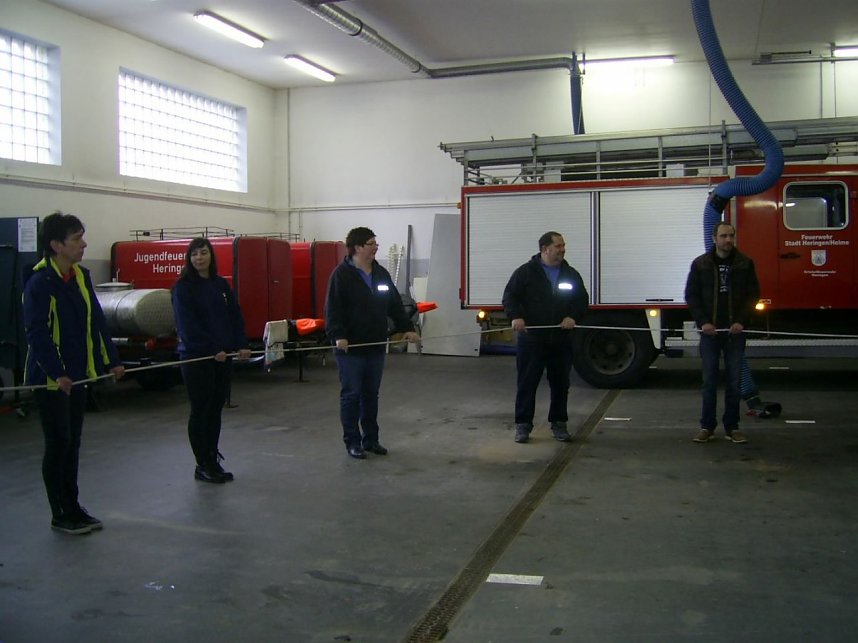 Voller Einsatz beim Jugendgruppenleiter-Lehrgang