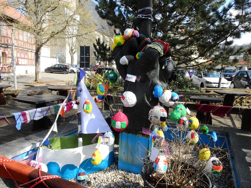 Vorbereitungen auf das Brunnenfest laufen