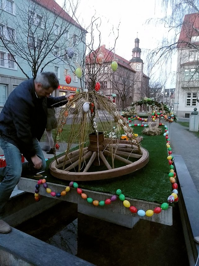 Vorbereitungen auf das Brunnenfest sind abgeschlossen