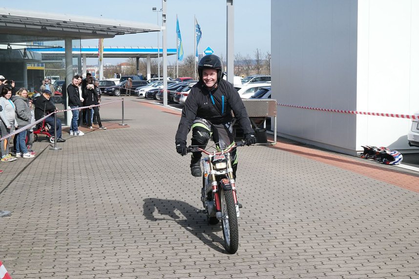 Stuntshow mit Mike Auffenberg