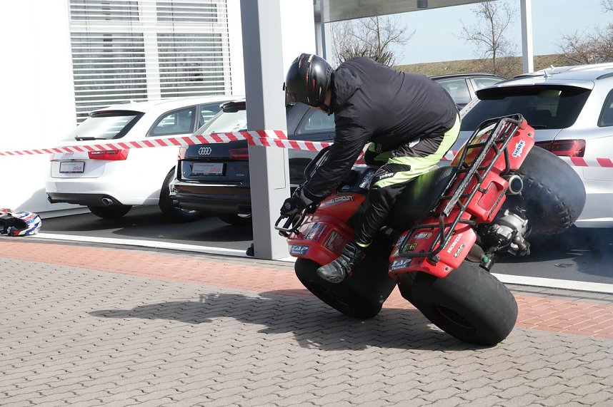 Stuntshow mit Mike Auffenberg