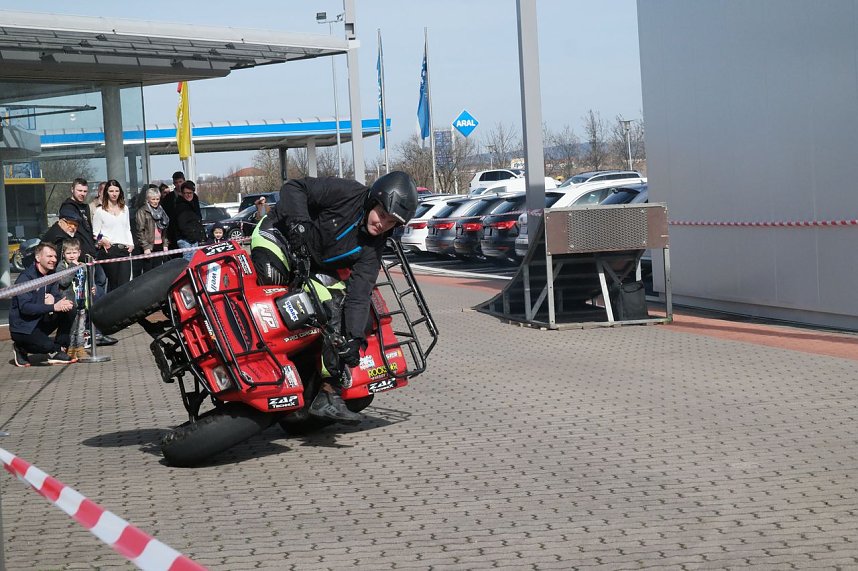 Stuntshow mit Mike Auffenberg