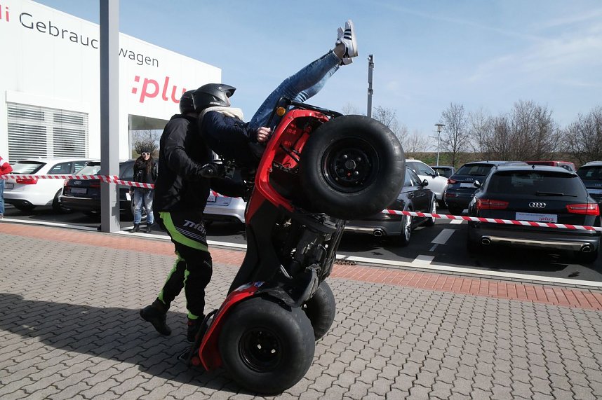 Stuntshow mit Mike Auffenberg