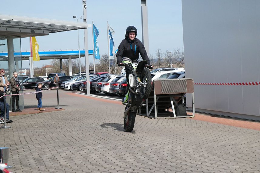 Stuntshow mit Mike Auffenberg