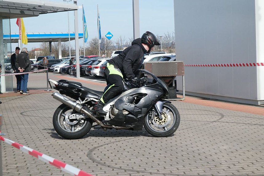 Stuntshow mit Mike Auffenberg