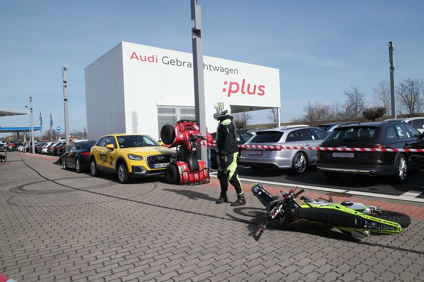 Stuntshow mit Mike Auffenberg