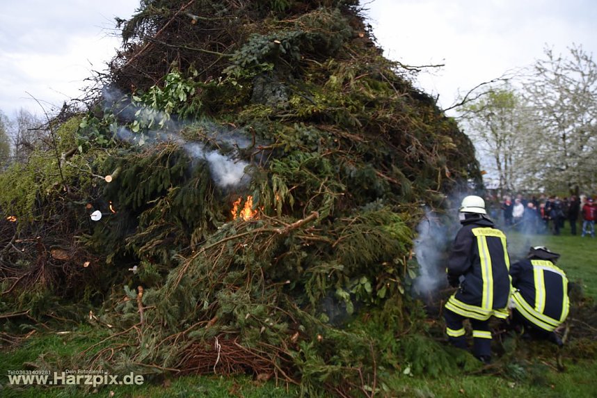 Osterfeuer Sundhausen und Werther