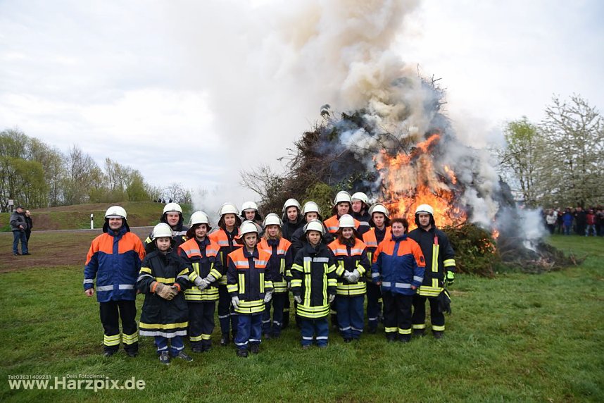 Osterfeuer Sundhausen und Werther