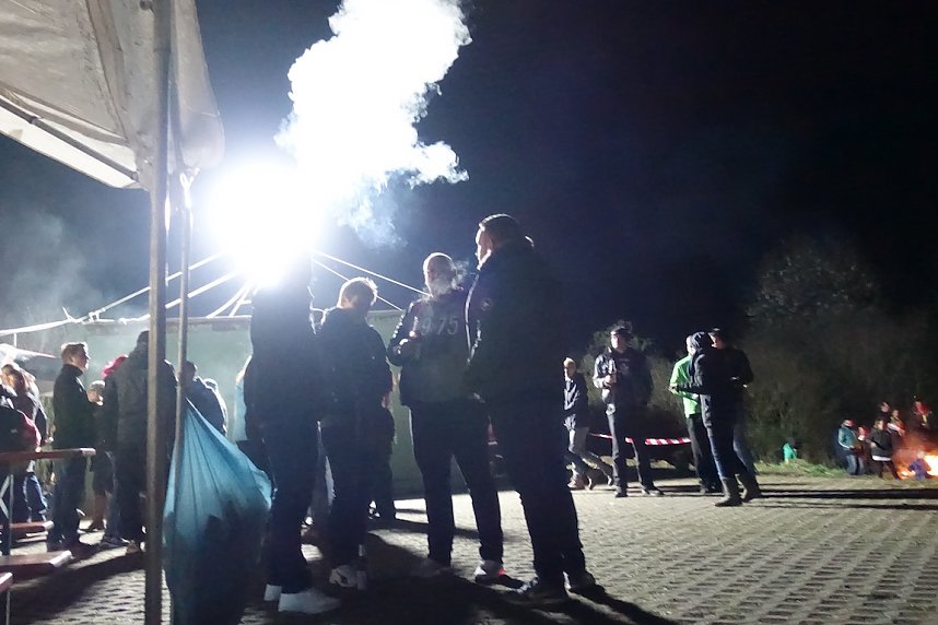 Osterfeuer 2017 in Ilfeld