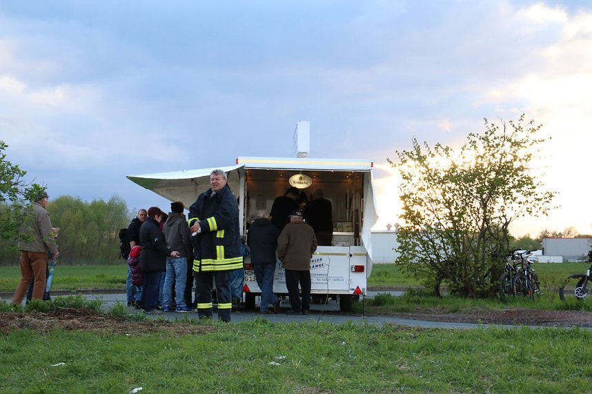Osterfeuer in Bielen