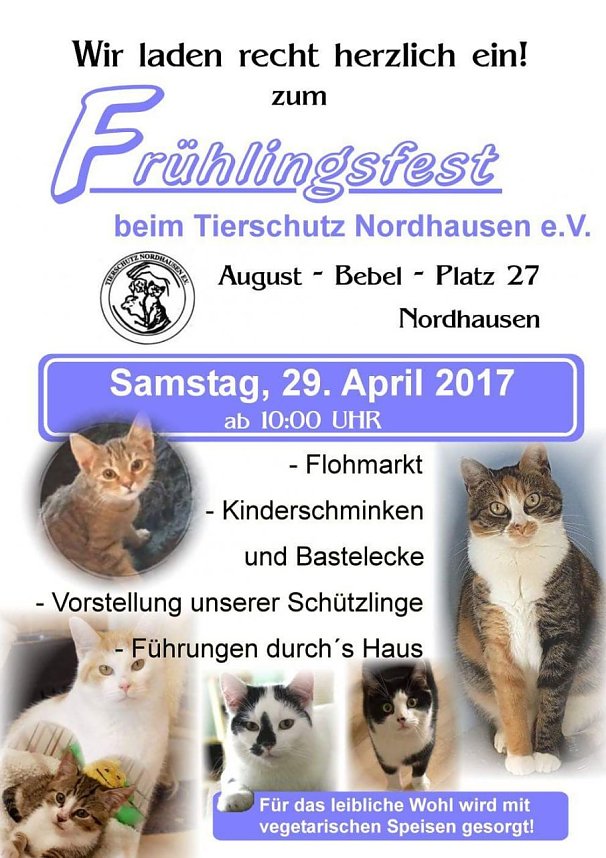 Fr&uuml;hlingsfest im Tierschutzhaus