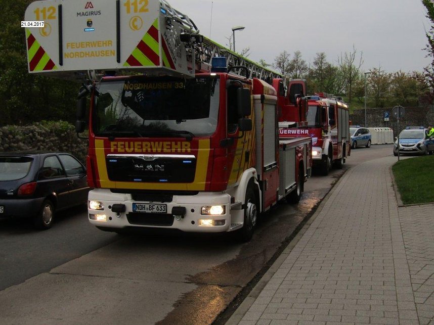 Wohnhausbrand in Nordhausen