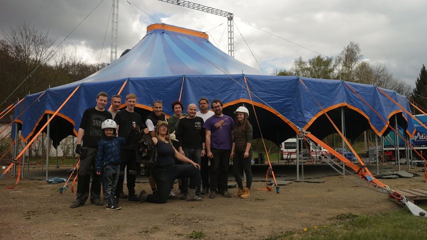 Das Blaue Zelt ist wieder da