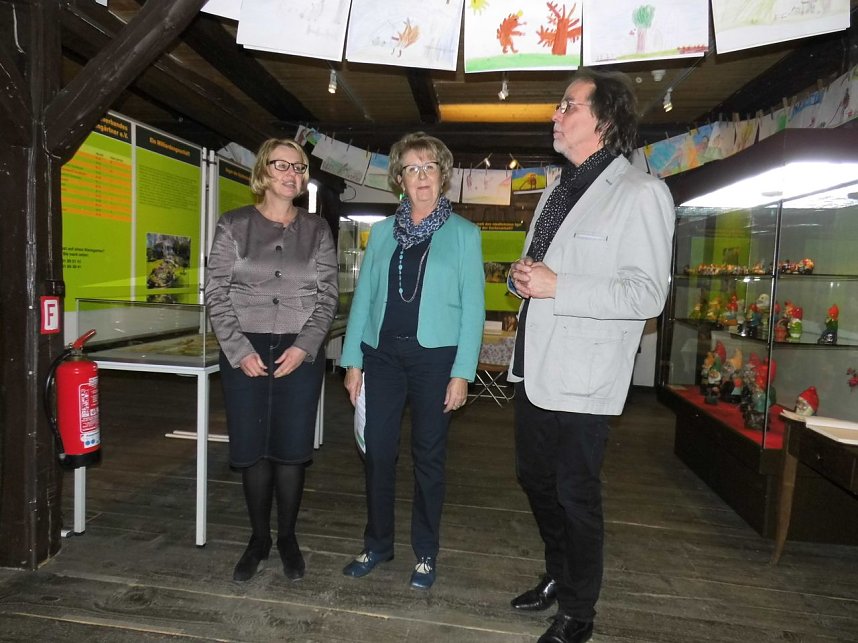 B&uuml;rgermeisterin Krauth, Marlis Biel und J. Rennebach