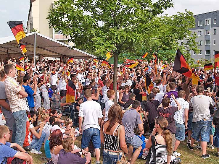 Begeisterung auf dem Berg: 3:0 f&uuml;r Deutschland