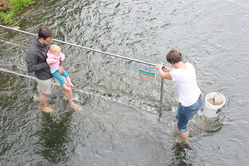 Ab ins Wasser - in der Zorge hie&szlig; es heute wieder "Anwassern"