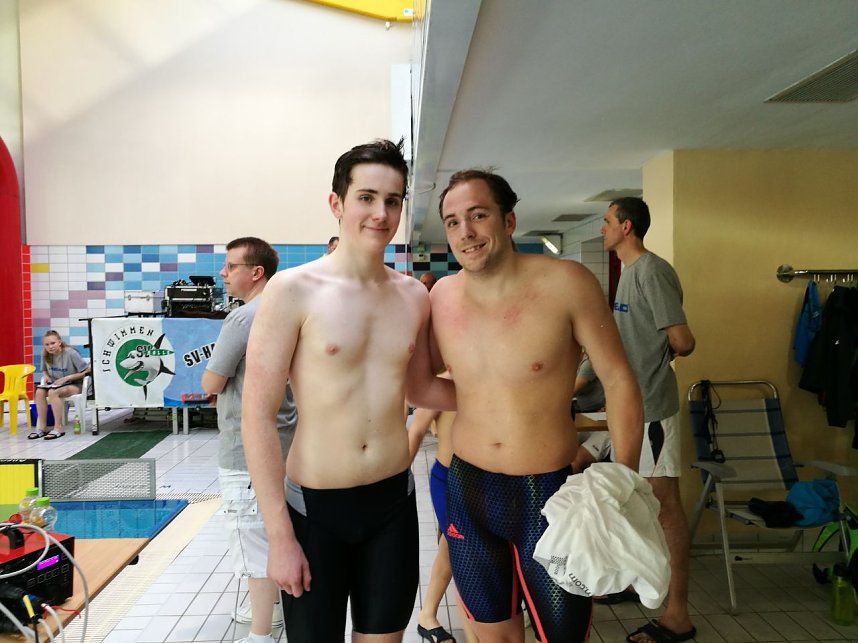 Bei den ganz gro&szlig;en mit dabei - Franz Stritzel und Benedict V&ouml;lker bei der Qualifizierung zu den deutschen Jahrgangsmeisterschaften in Halle