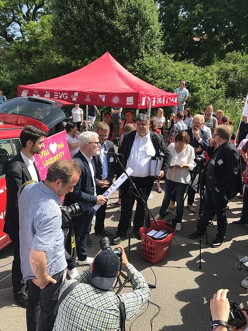 50 Demonstranten kamen aus dem Landkreis Nordhausen