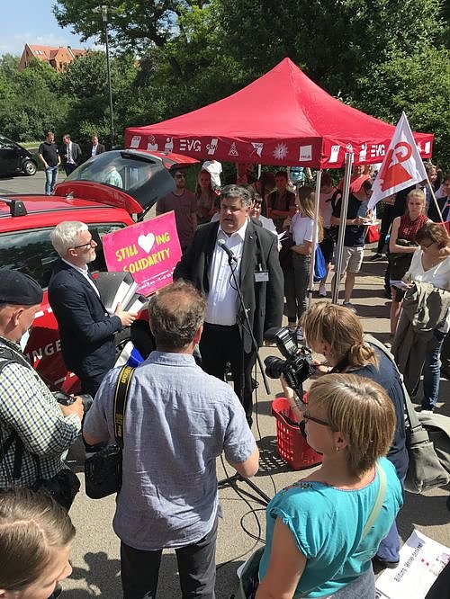 50 Demonstranten kamen aus dem Landkreis Nordhausen