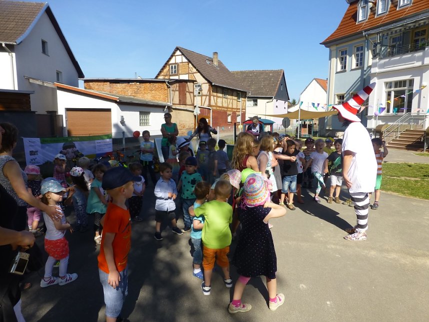 Kinder im Stra&szlig;enverkehr - Aktionstag in Bielen