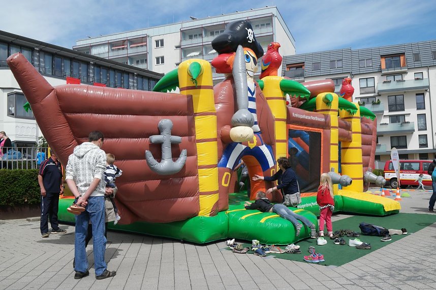 Knax-Kinderfest auf dem Parkplatz der Kreissparkasse