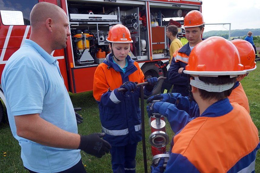 Leistungs&uuml;berpr&uuml;fung bei der Jugendfeuerwehr