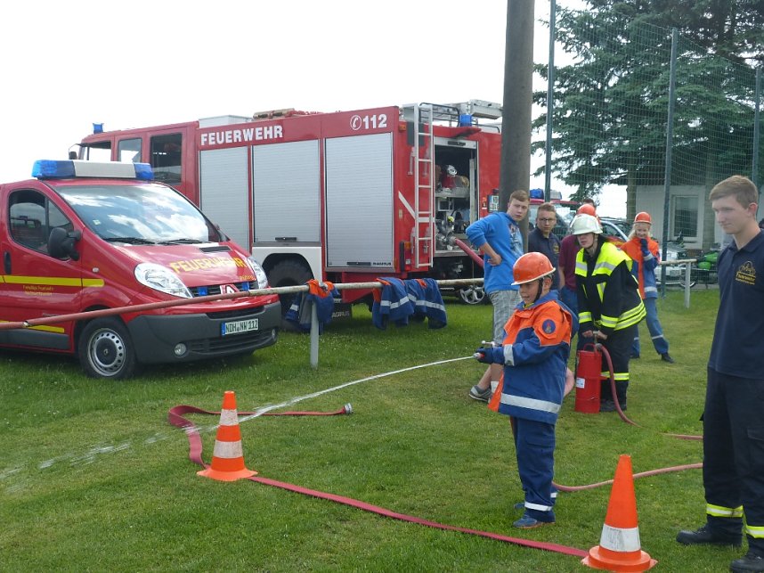 Hohnsteiner Jugendfeuerwehren im Pr&uuml;fungsstress