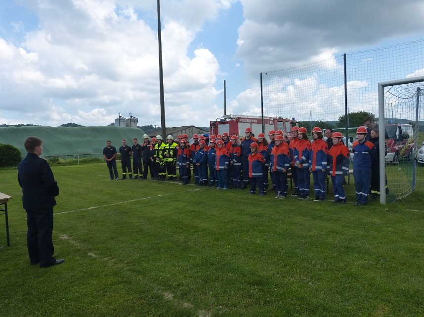 Hohnsteiner Jugendfeuerwehren im Pr&uuml;fungsstress